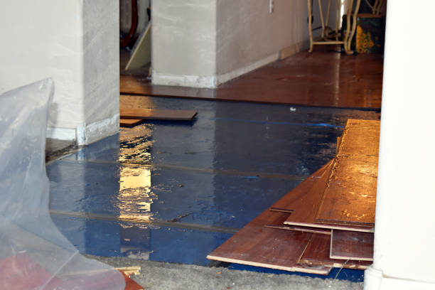 Professional Burst Pipe Cleanup technician working in Johnstown, NY